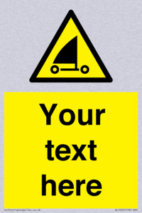 Custom Warning sand yachting